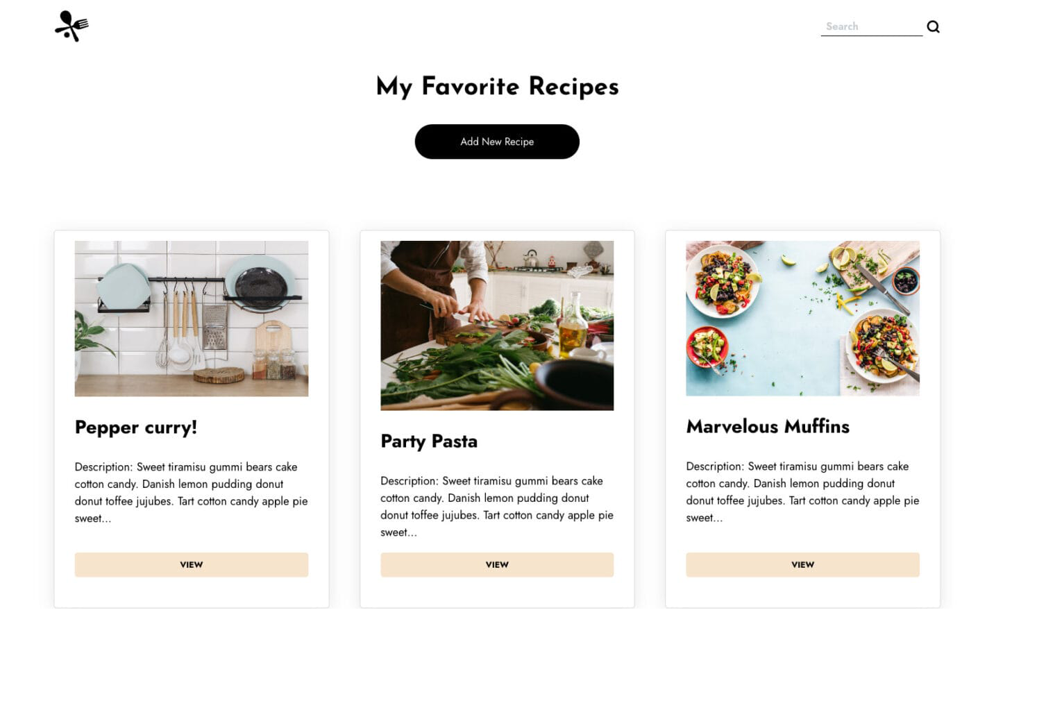 recipe app